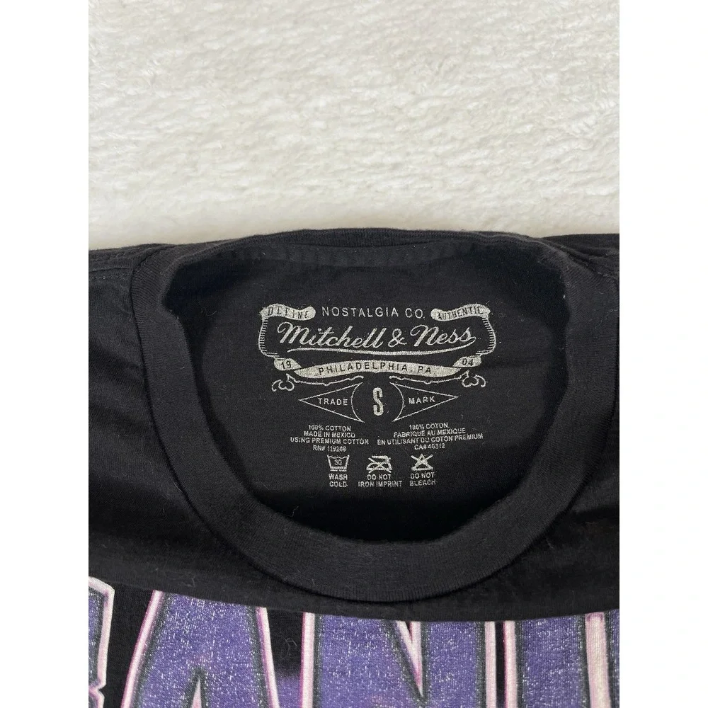 Mitchell & Ness Minnesota Vikings NFL‎ Randy Moss Black Graphic T-Shirt Men's S